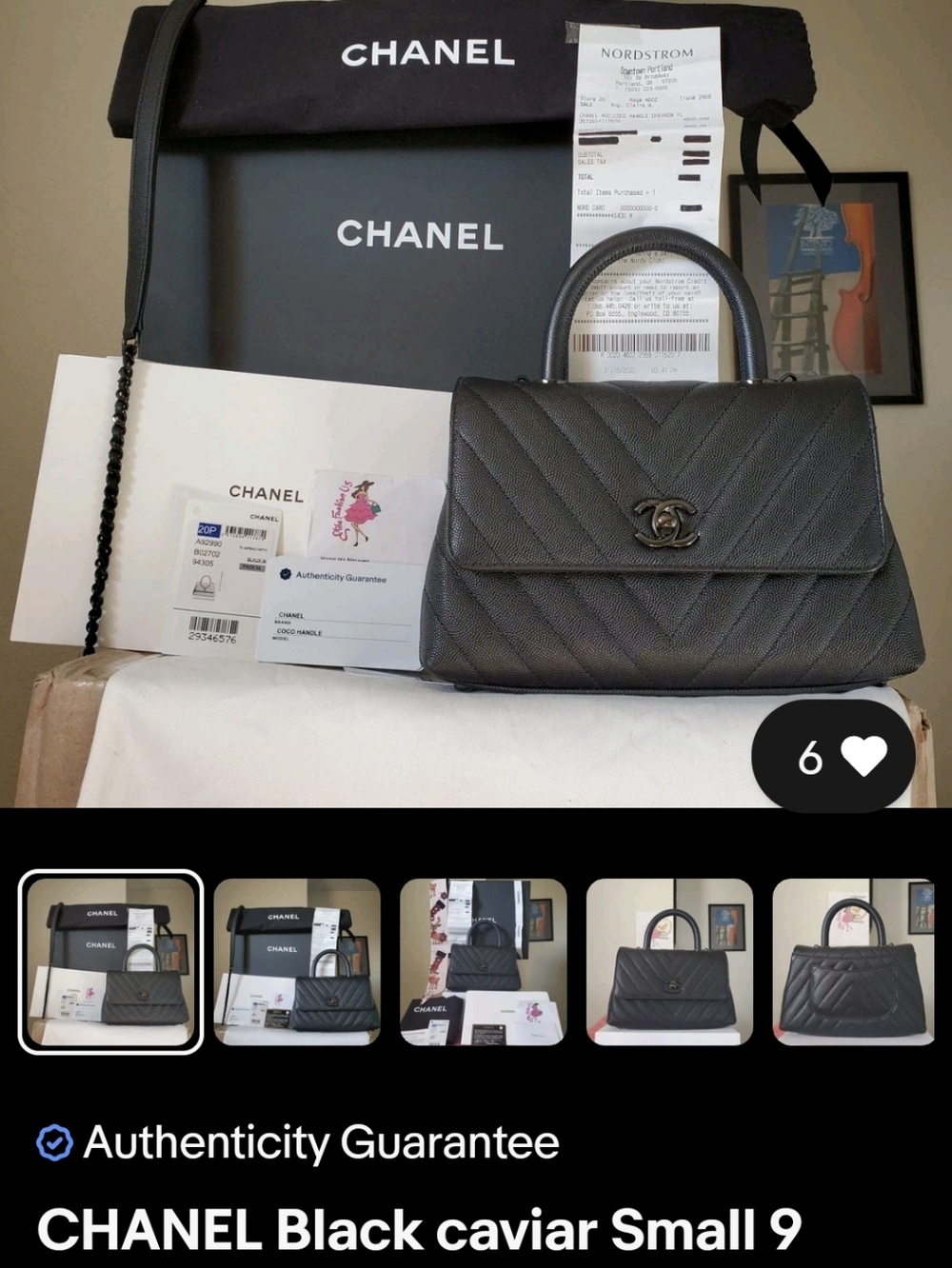 Chanel coco handle so black black caviar small bag strap Chevron